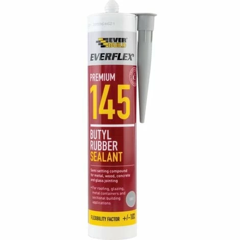 Everbuild 145 Butyl Rubber Sealant - 310ml 3 Everbuild 145 Butyl Rubber Sealant - 310ml