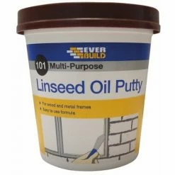 EVERBUILD 101 Multi-Purpose Linseed Oil Putty Brown 1kg EVBMPPB1KG