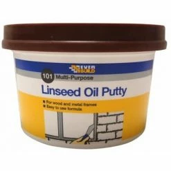EVERBUILD 101 Multi-Purpose Linseed Oil Putty Brown 500g EVBMPPB05 -EVERBUILD Shop 14461909 2