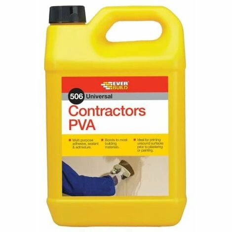EVERBUILD Contractor's PVA 5 litre EVBCONPVA5 EVERBUILD Contractor's PVA 5 Litre EVBCONPVA5 -EVERBUILD Shop 14467727 2