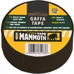 Everbuild 2VGAFFBK45 Gaffa Tape Black 50mm X 45m