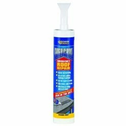 Everbuild Grey Evercryl Emergency Roof Repair Compound Wet Rain Sealant