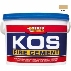 EVERBUILD 500g KOS Fire Cement Buff High Temp Upto 1250 Degrees