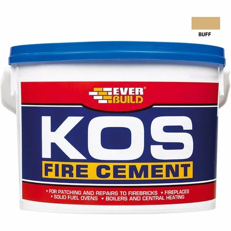 EVERBUILD 2kg KOS Fire Cement Buff High Temp upto 1250 Degrees EVERBUILD 2kg KOS Fire Cement Buff High Temp Upto 1250 Degrees -EVERBUILD Shop 23437359 1