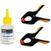 Everbuild Industrial Superglue HV 50grm Size Cartridge With 50mm Hand Clamps -EVERBUILD Shop 28960608 1