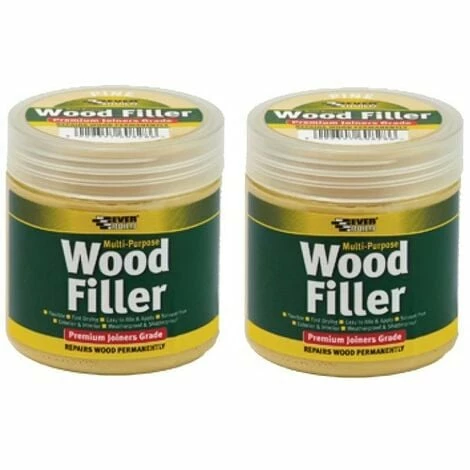 Everbuild Multi Purpose Premium Joiners Grade Wood Filler Mahogany 250ml X2 3 Everbuild Multi Purpose Premium Joiners Grade Wood Filler Mahogany 250ml X2
