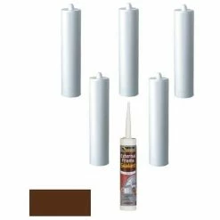 Everbuild External Frame Sealant Brown C3 Size Cartridge Pack Of 6