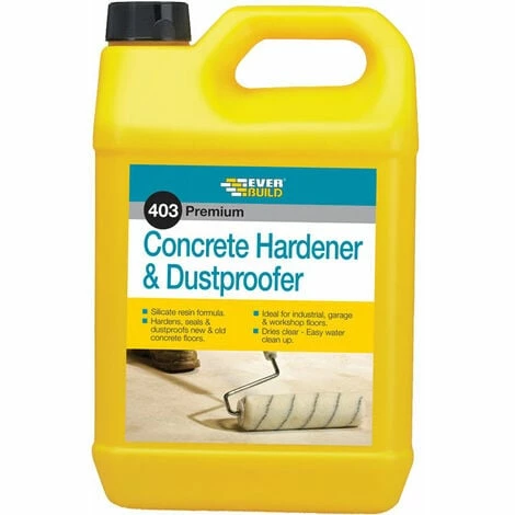 Everbuild CHD5L Concrete Hardener & Dustproofer 5 Litre Everbuild CHD5L Concrete Hardener & Dustproofer 5 Litre -EVERBUILD Shop 30495757 1