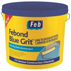 Everbuild EVBFBBLUE10 Febond Blue Grit 10 Litre