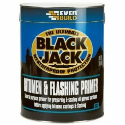 Everbuild EVB90205 Black Jack 902 Bitumen & Flashing Primer 5 Litre