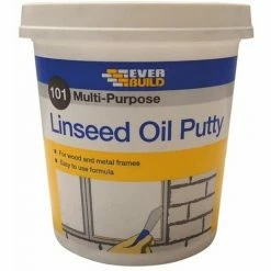 EVERBUILD 101 Multi-Purpose Linseed Oil Putty Natural 1kg EVBMPPN1KG