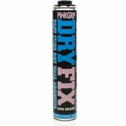 Everbuild Pinkgrip Dry Fix Adhesive Foam - 750ml (Pink)