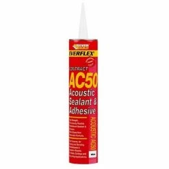 Everbuild AC50 Acoustic Sealant And Adhesive C4 Size Cartridge