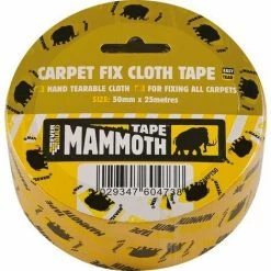Everbuild 50mm Carpet Fix Cloth Tape 50mm X 25m