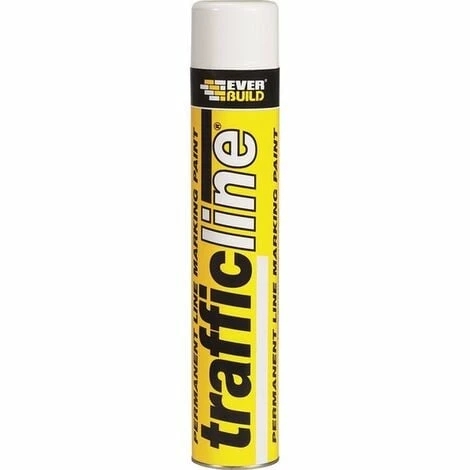 Everbuild Trafficline Paint White 700ml 3 Everbuild Trafficline Paint White 700ml