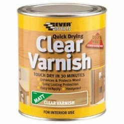 Everbuild Clear Varnish Satin 250ml