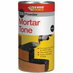 Everbuild PMTBK1 208 Powder Mortar Tone Black 1kg