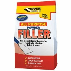 Everbuild EVBFILL5 All Purpose Powder Filler 5kg