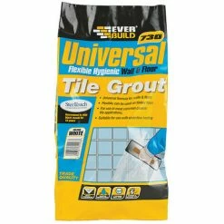 Everbuild EVBUFLEX5GY Universal Flexible Grout Grey 5kg