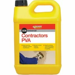 Everbuild EVBCONPVA5 Contractors PVA 5 Litre