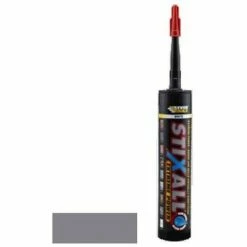 Everbuild Stixall Sealant And Adhesive Grey 300ml Size Pack Of 6 -EVERBUILD Shop 39854654 2