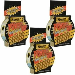 X3 Everbuild 50mm Mammoth Powerfull Grip Double Sided Tape Extra Strong 2.5m