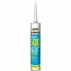 Everbuild 500 Silicone Manhatten Grey - 500GREY