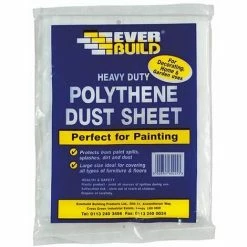 Everbuild - Polythene Dust Sheet 3.6 X 2.7m