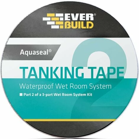 Everbuild Aquaseal Joint & Corner Sealing Waterproof Tanking Tape 100mm x 10m Everbuild Aquaseal Joint & Corner Sealing Waterproof Tanking Tape 100mm X 10m -EVERBUILD Shop 55313121 1