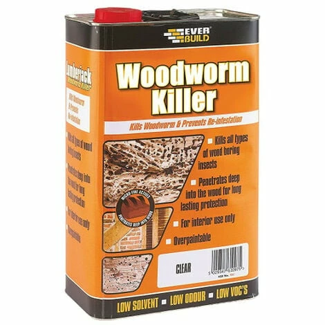 Everbuild WOODWORM KILLER - 5L Everbuild WOODWORM KILLER - 5L -EVERBUILD Shop 55313431 1