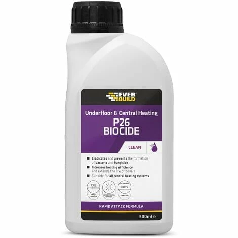 Everbuild 500ml P26 Biocide Central Heating System Boiler Protector Fungicide 3 Everbuild 500ml P26 Biocide Central Heating System Boiler Protector Fungicide