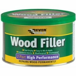 Everbuild 2 Part Wood Filler Oak 500g