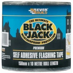 Everbuild Black Jack Flashband DIY 150mm X 3M