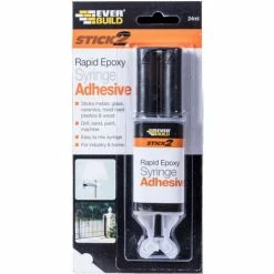 Everbuild Stick2 Rapid Epoxy Syringe