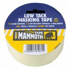 Everbuild Low Tack Masking Tape 50mm X 25m
