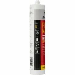 Everbuild Fire Mate Intumescent Acrylic Sealant Seals Fills Fire Rated White -EVERBUILD Shop 63744248 2