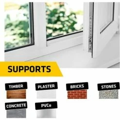 Everbuild White External Frame Acrylic Sealant Windows Door Frames Anti Mould -EVERBUILD Shop 64530384 4