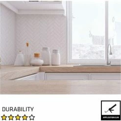 Everbuild White Bath & Kitchen Silicone Sealant WaterProof Mould Resistant 290ml -EVERBUILD Shop 64694760 5