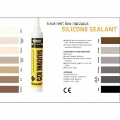 Everbuild 380ml Tecnic Silicone 825 - Portland Stone -EVERBUILD Shop 68300827 2