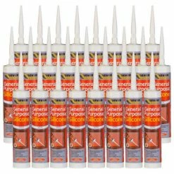 Everbuild GPSWE General Purpose Silicone White 280ml Pack Of 25