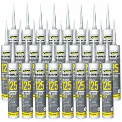 Everbuild 125C3 One Hour Caulk 125 White 310ml 25 Tubes
