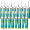 Everbuild 500TR 295ml Translucent Everflex 500 Bath & Sanitary Silicone Sealant 25 Tubes -EVERBUILD Shop 69107520 1
