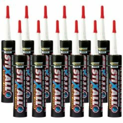 Everbuild STIXBN Stixall Extreme Power Cartridge Brown 290ml 12 Tubes