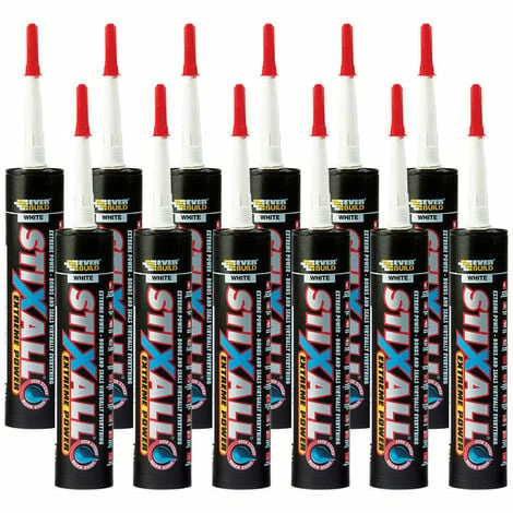 Everbuild STIXBN Stixall Extreme Power Cartridge Brown 290ml 12 Tubes 3 Everbuild STIXBN Stixall Extreme Power Cartridge Brown 290ml 12 Tubes