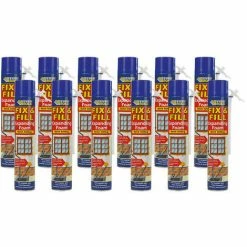 Everbuild EVFF7 Fix & Fill Expanding Foam Filler 750ml 12 Cans