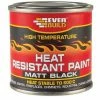 Everbuild Heat Resistant Paint Matt Black 125ml