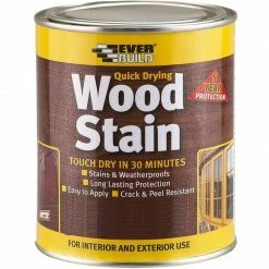 Everbuild Woodstain Satin Antique Pine 250ml